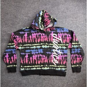 GIRLS JUSTICE Neon Hoodie Sweatshirt Fleece School Winter Fall Wear XLP -16P-18P
